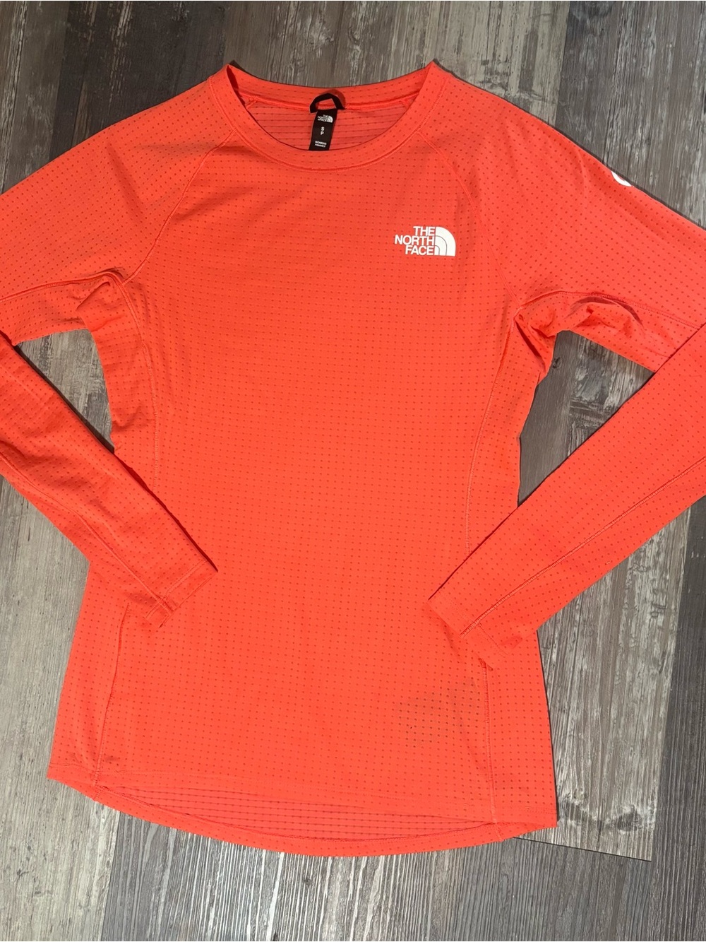 The North Face Women’s Long-Sleeve Top - Summit Series Bright Red / Orange